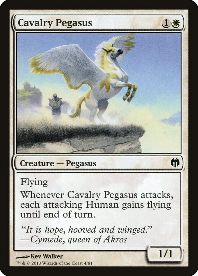 Cavalry Pegasus [Duel Decks: Heroes vs. Monsters] | Total Play