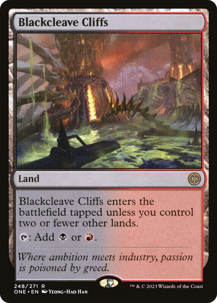 Blackcleave Cliffs [Phyrexia: All Will Be One] | Total Play