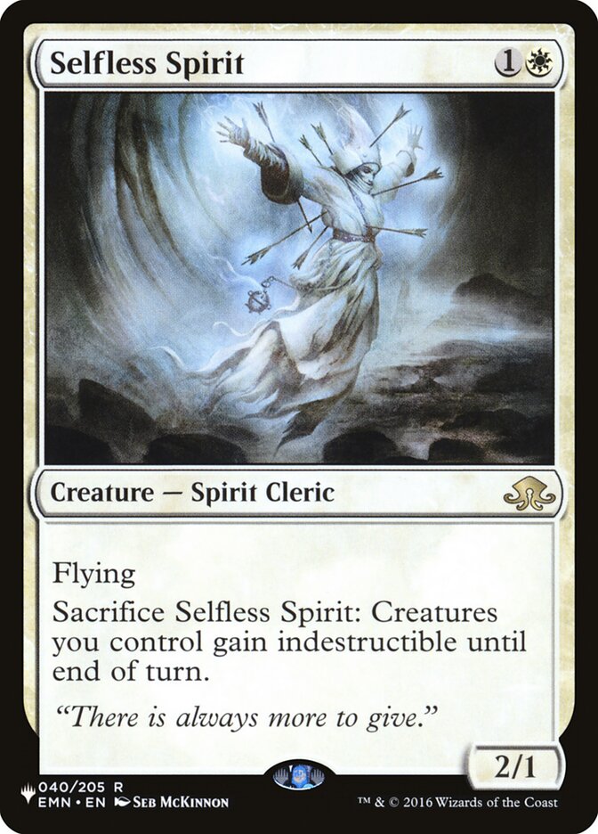 Selfless Spirit [The List] | Total Play