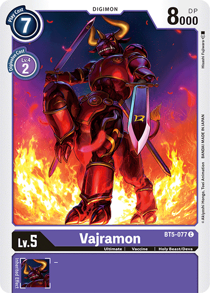 Vajramon [BT5-077] [Battle of Omni] | Total Play