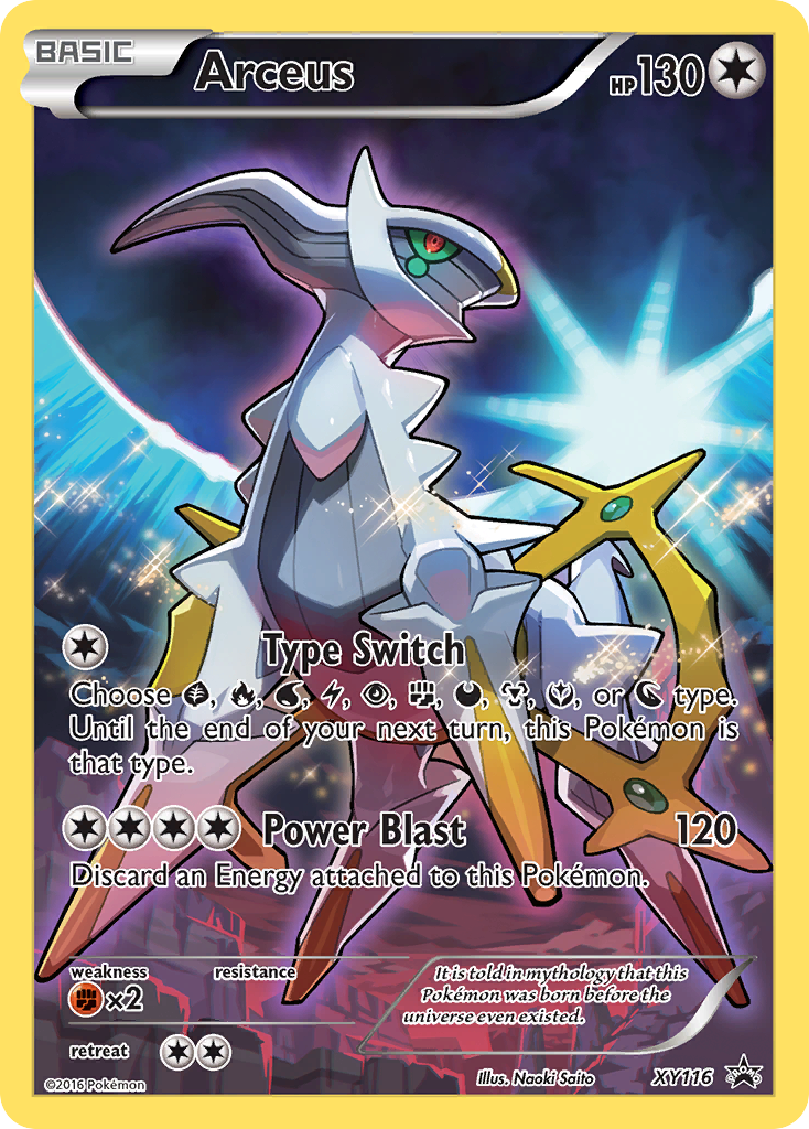 Arceus (XY116) [XY: Black Star Promos] | Total Play