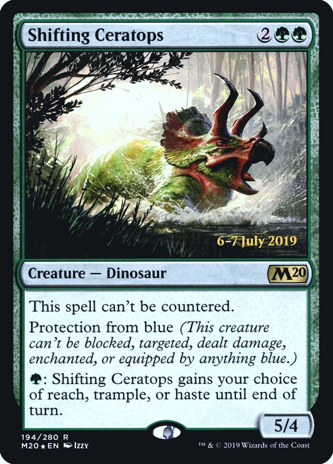 Shifting Ceratops [Core Set 2020 Prerelease Promos] | Total Play