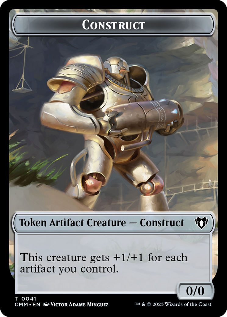 Thopter // Construct (41) Double-Sided Token [Commander Masters Tokens] | Total Play