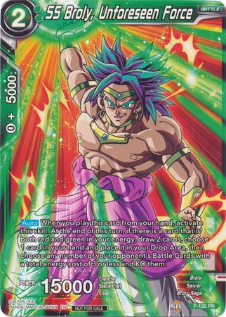 SS Broly, Unforeseen Force (Top 16 Winner) (P-125) [Tournament Promotion Cards] | Total Play