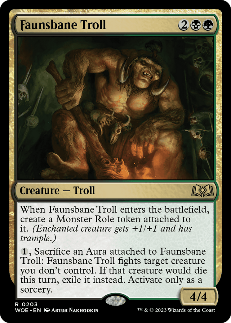 Faunsbane Troll [Wilds of Eldraine] | Total Play