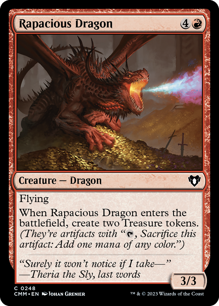 Rapacious Dragon [Commander Masters] | Total Play