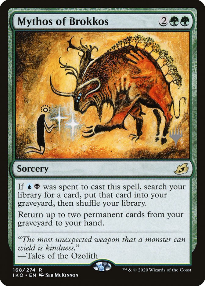Mythos of Brokkos (Promo Pack) [Ikoria: Lair of Behemoths Promos] | Total Play
