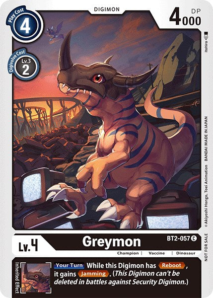 Greymon [BT2-057] (Official Tournament Pack Vol.3) [Release Special Booster Promos] | Total Play