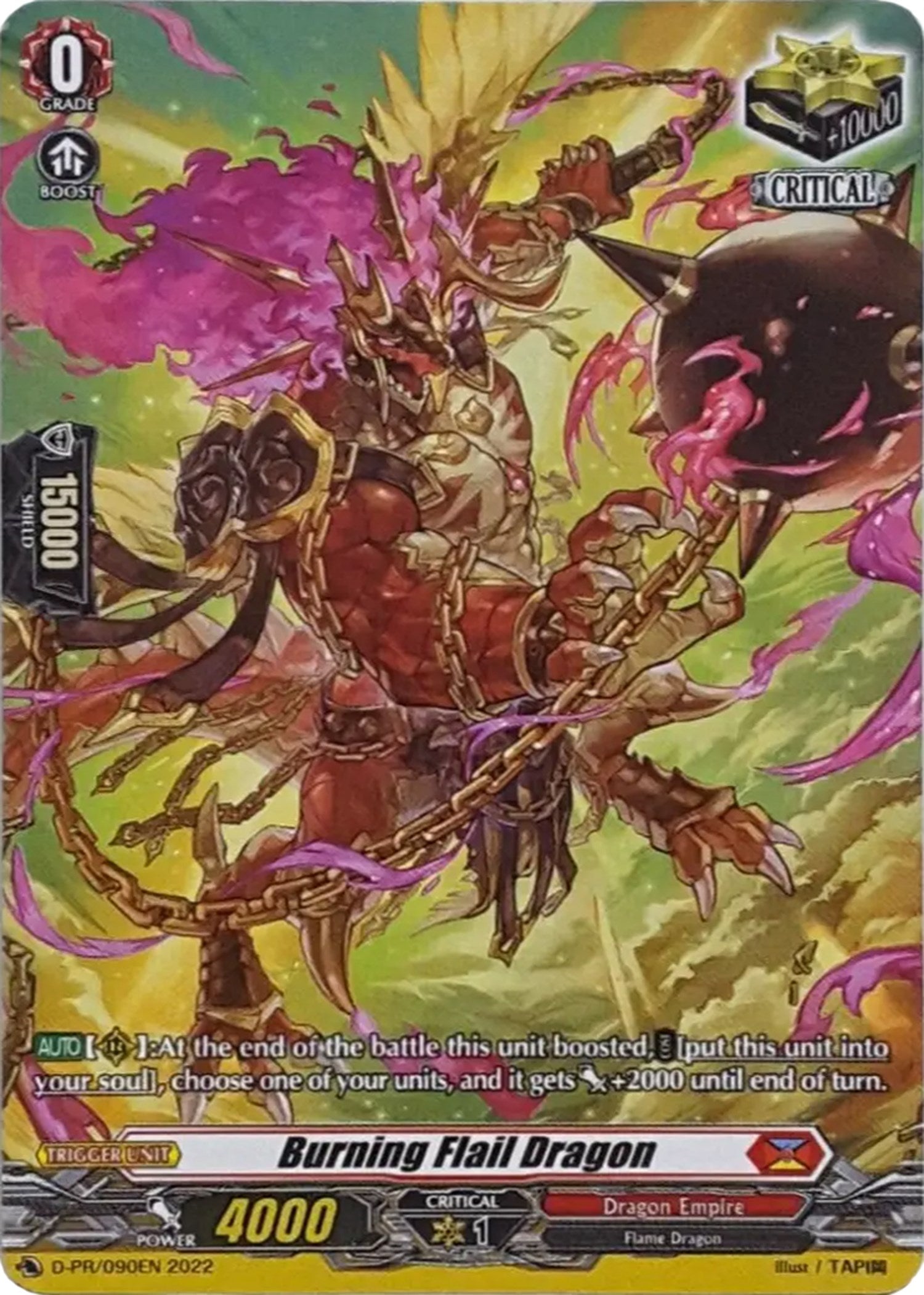 Burning Flail Dragon (D-PR/090) [D Promo Cards] | Total Play