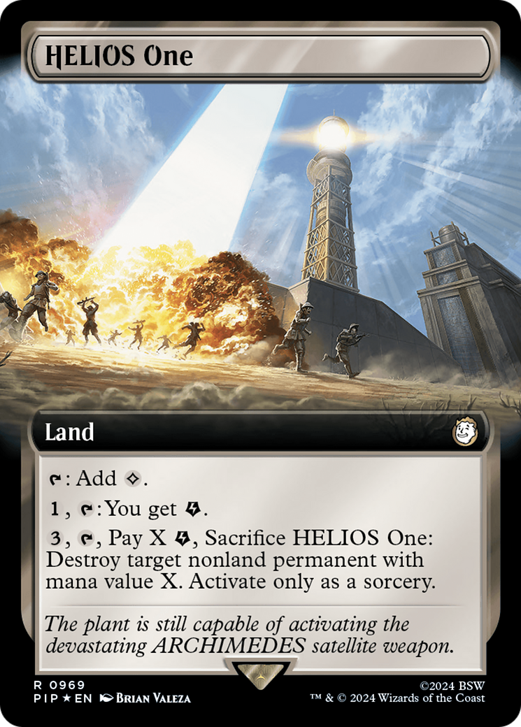 HELIOS One (Extended Art) (Surge Foil) [Fallout] | Total Play