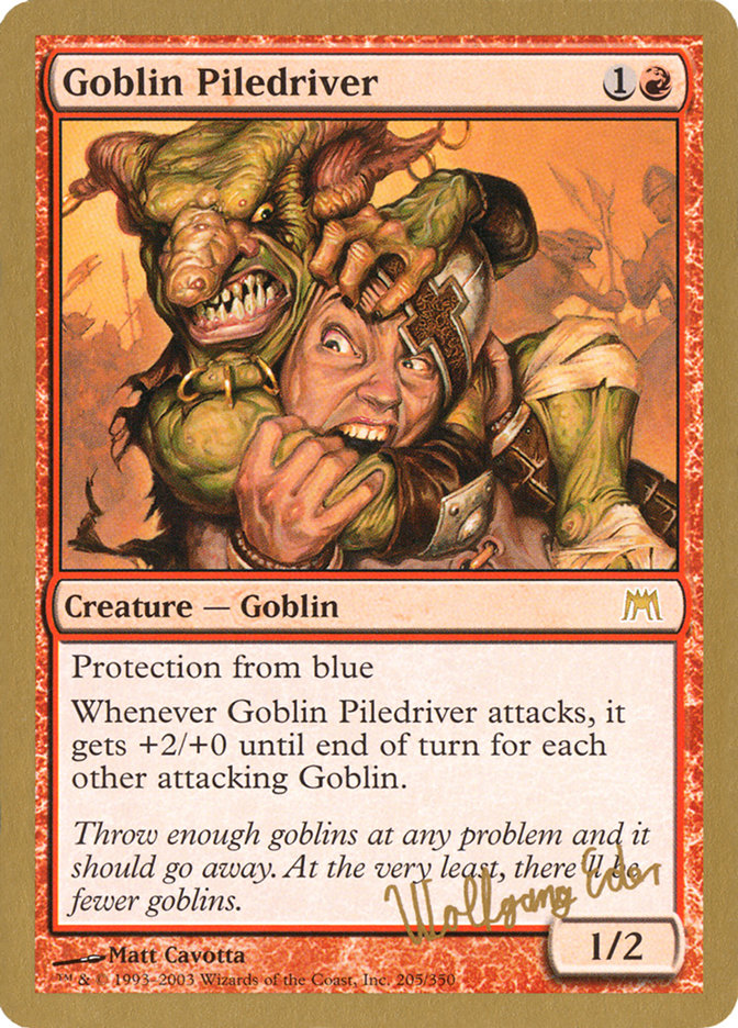 Goblin Piledriver (Wolfgang Eder) [World Championship Decks 2003] | Total Play