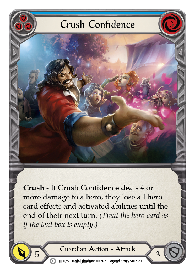 Crush Confidence (Blue) [1HP075] (History Pack 1) | Total Play