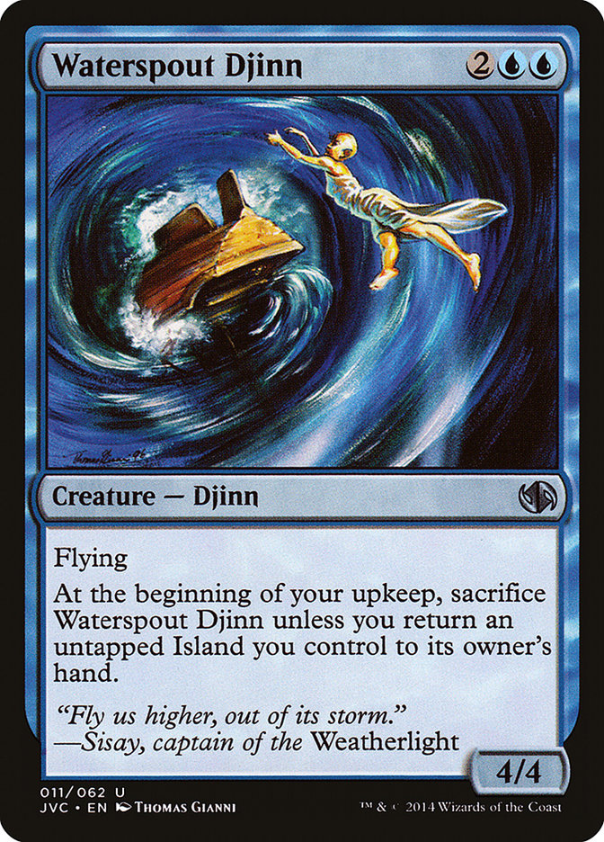 Waterspout Djinn [Duel Decks Anthology] | Total Play