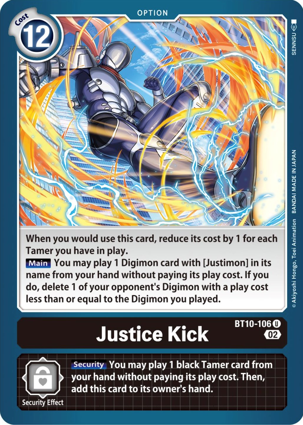 Justice Kick [BT10-106] [Xros Encounter] | Total Play