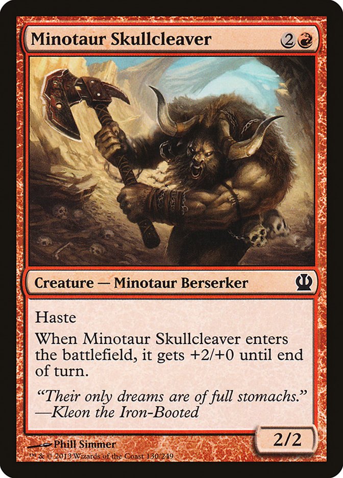 Minotaur Skullcleaver [Theros] | Total Play