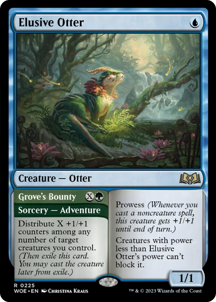 Elusive Otter // Grove's Bounty [Wilds of Eldraine] | Total Play