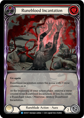 Runeblood Incantation (Red) [EVR107] (Everfest)  1st Edition Extended Art Rainbow Foil | Total Play