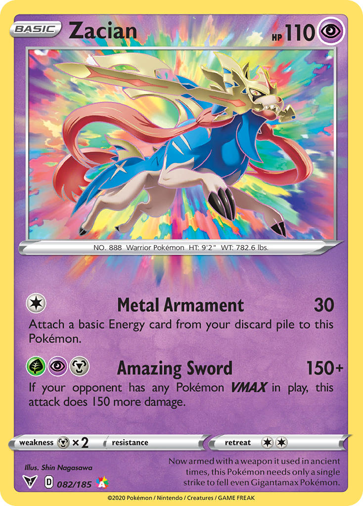 Zacian (082/185) [Sword & Shield: Vivid Voltage] | Total Play