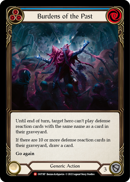 Burdens of the Past [OUT187] (Outsiders)  Rainbow Foil | Total Play