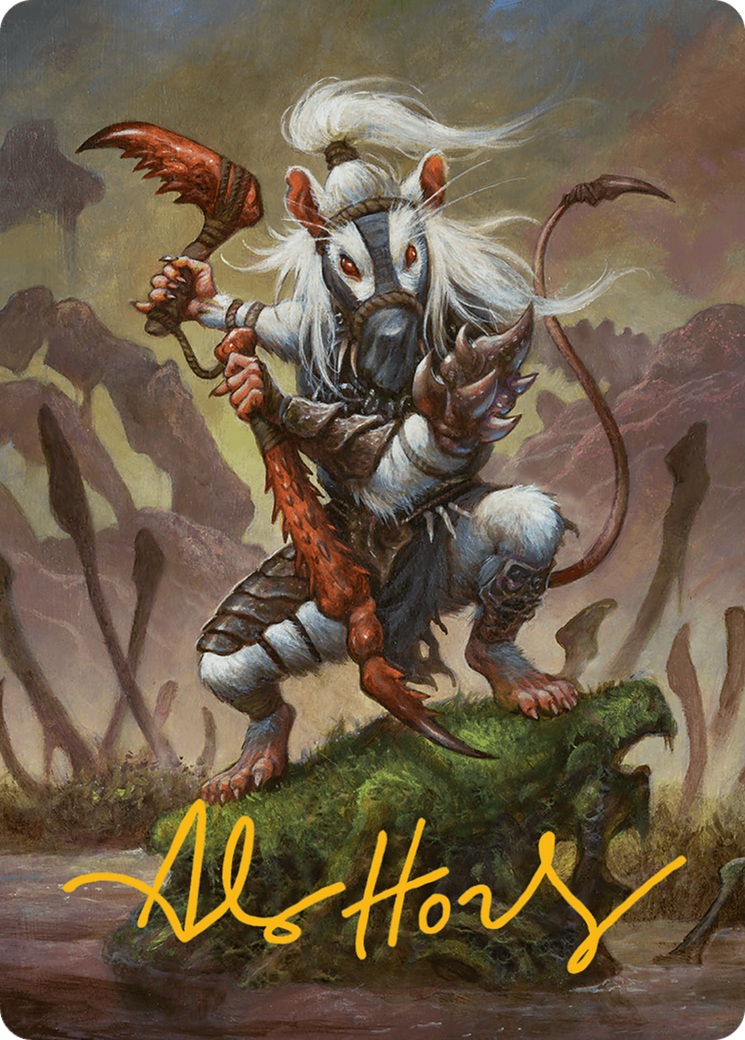 Ink-Eyes, Servant of Oni Art Card (Gold-Stamped Signature) [Bloomburrow Art Series] | Total Play