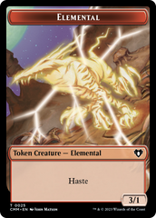 Thopter // Elemental (0025) Double-Sided Token [Commander Masters Tokens] | Total Play