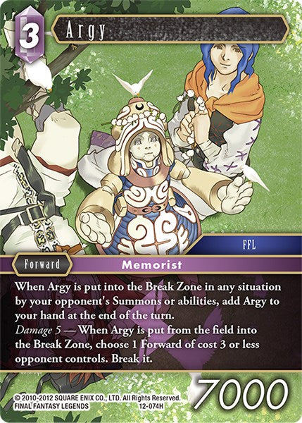 Argy [Opus XII] | Total Play