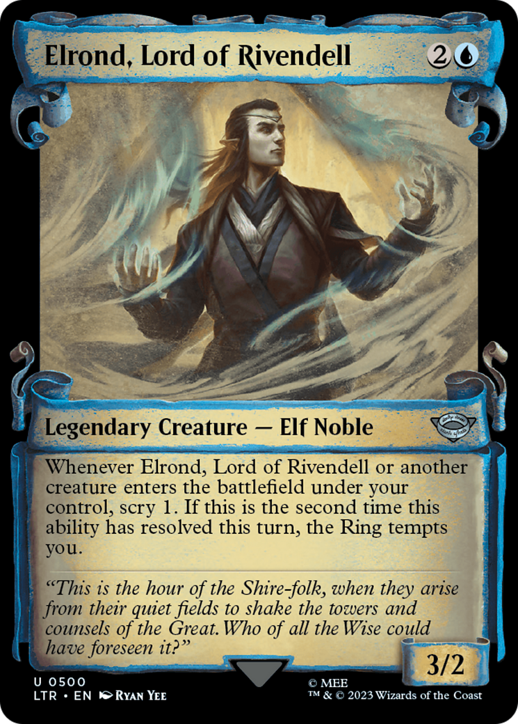 Elrond, Lord of Rivendell [The Lord of the Rings: Tales of Middle-Earth Showcase Scrolls] | Total Play