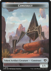 Thopter // Construct (0074) Double-Sided Token [Commander Masters Tokens] | Total Play