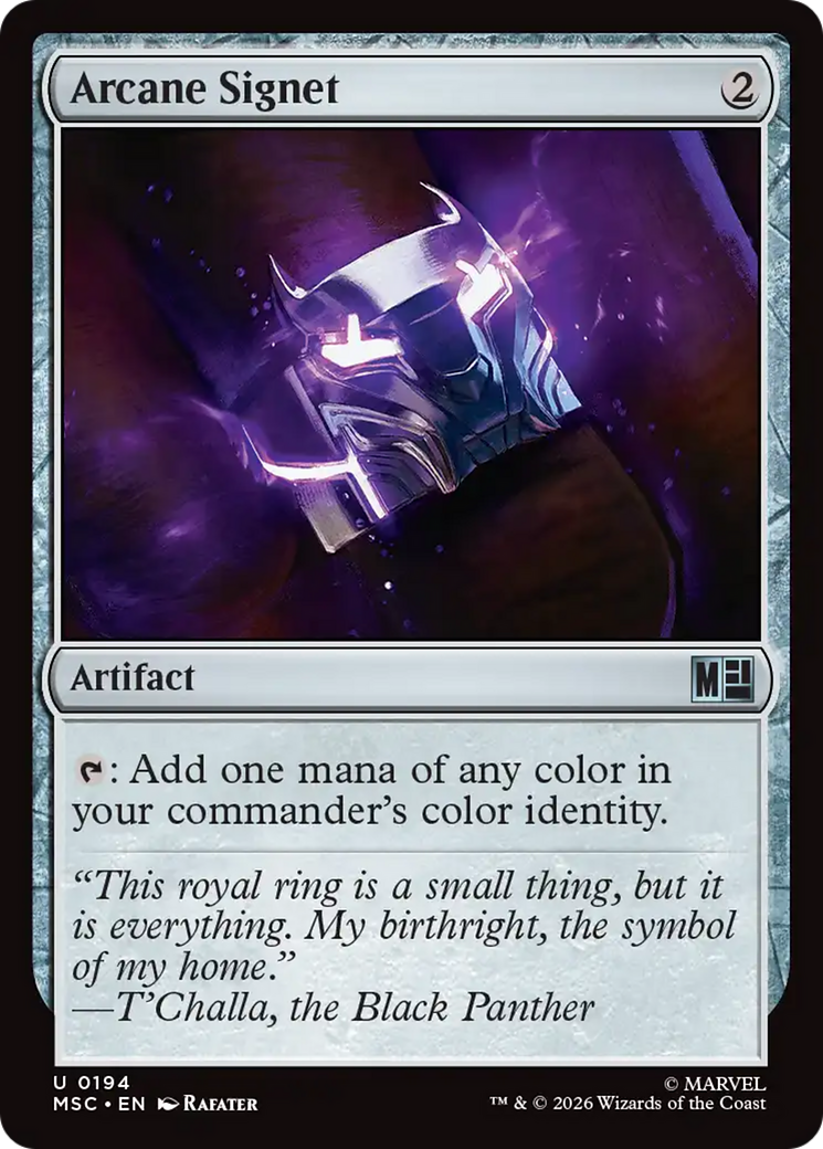 Arcane Signet (0194) [Marvel Super Heroes Commander] | Total Play