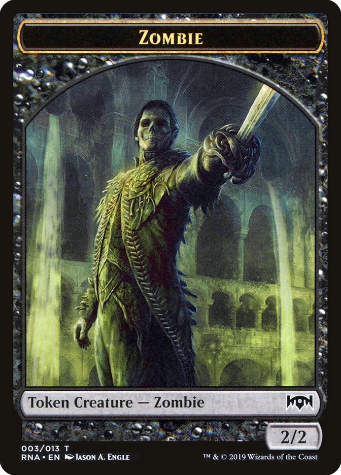 Zombie Token [Ravnica Allegiance Tokens] | Total Play