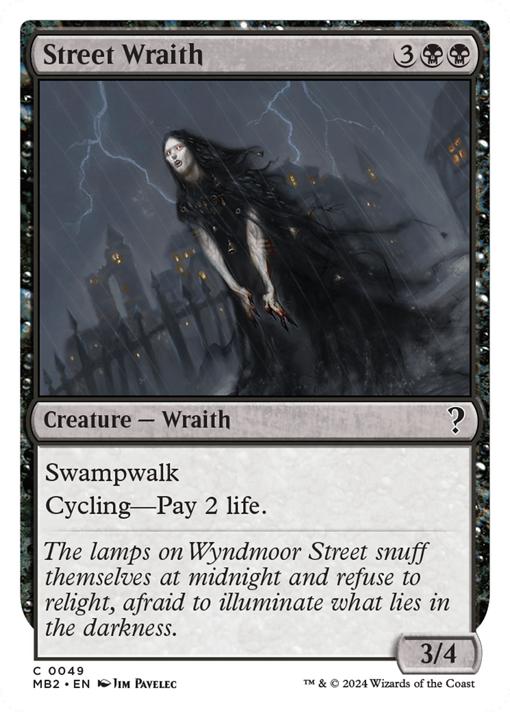 Street Wraith (White Border) [Mystery Booster 2] | Total Play