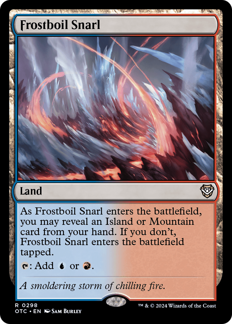 Frostboil Snarl [Outlaws of Thunder Junction Commander] | Total Play