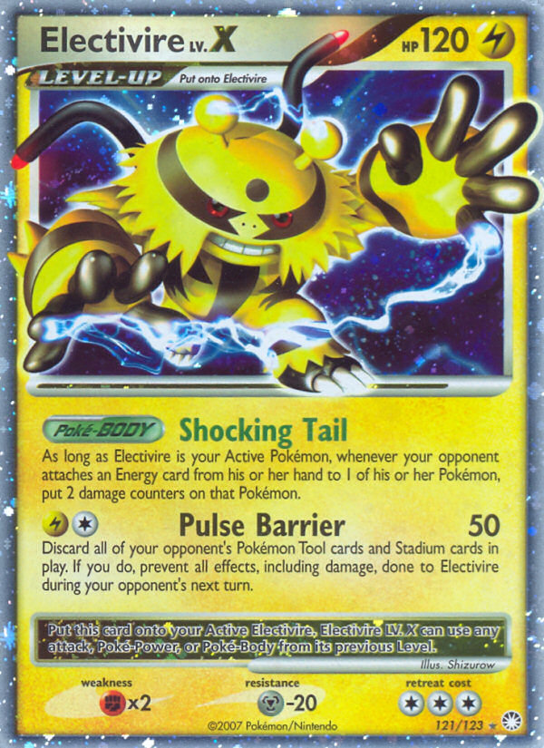 Electivire LV.X (121/123) [Diamond & Pearl: Mysterious Treasures] | Total Play