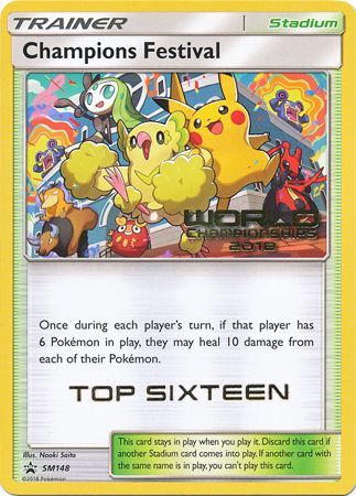Champions Festival(SM148) (2018 Top Sixteen) [Sun & Moon: Black Star Promos] | Total Play