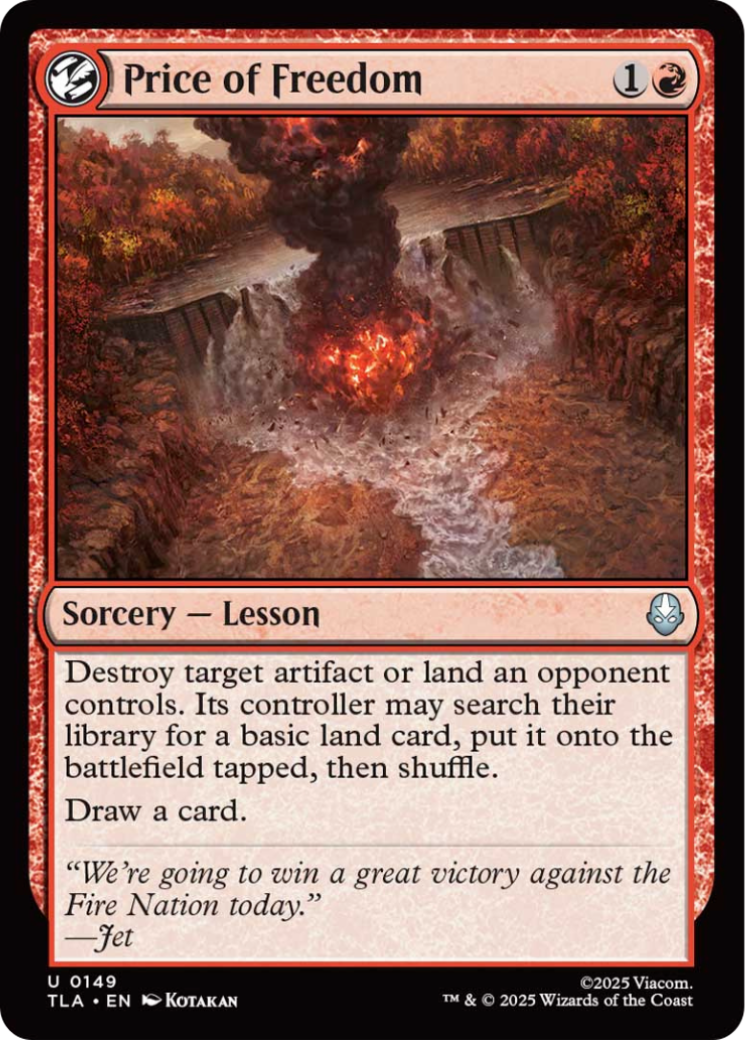 Price of Freedom [Avatar: The Last Airbender] | Total Play