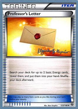 Professor's Letter (123/146) (Primal Groudon - Alejandro Ng-Guzman) [World Championships 2015] | Total Play