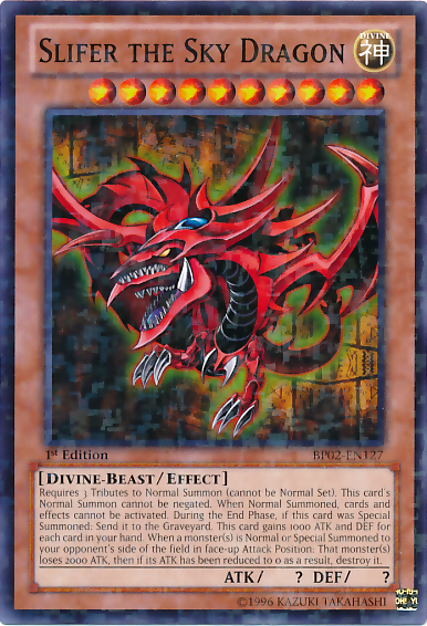 Slifer the Sky Dragon [BP02-EN127] Mosaic Rare | Total Play