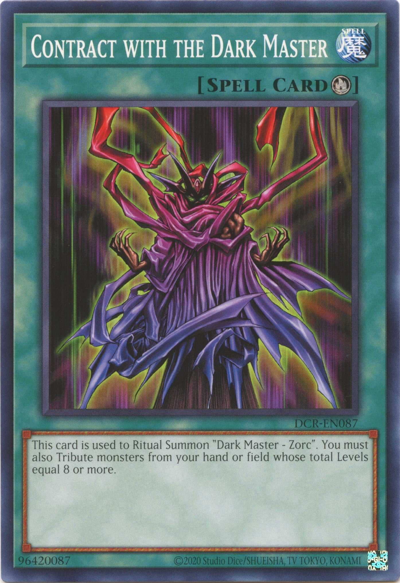 Contract with the Dark Master (25th Anniversary) [DCR-EN087] Common | Total Play