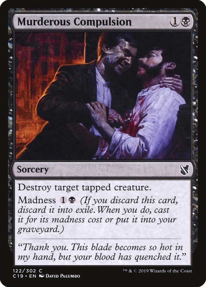Murderous Compulsion [Commander 2019] | Total Play