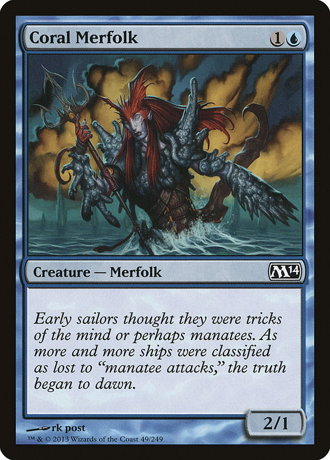 Coral Merfolk [Magic 2014] | Total Play