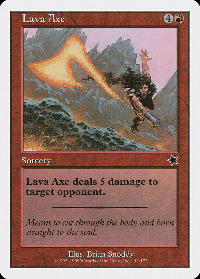 Lava Axe [Starter 1999] | Total Play