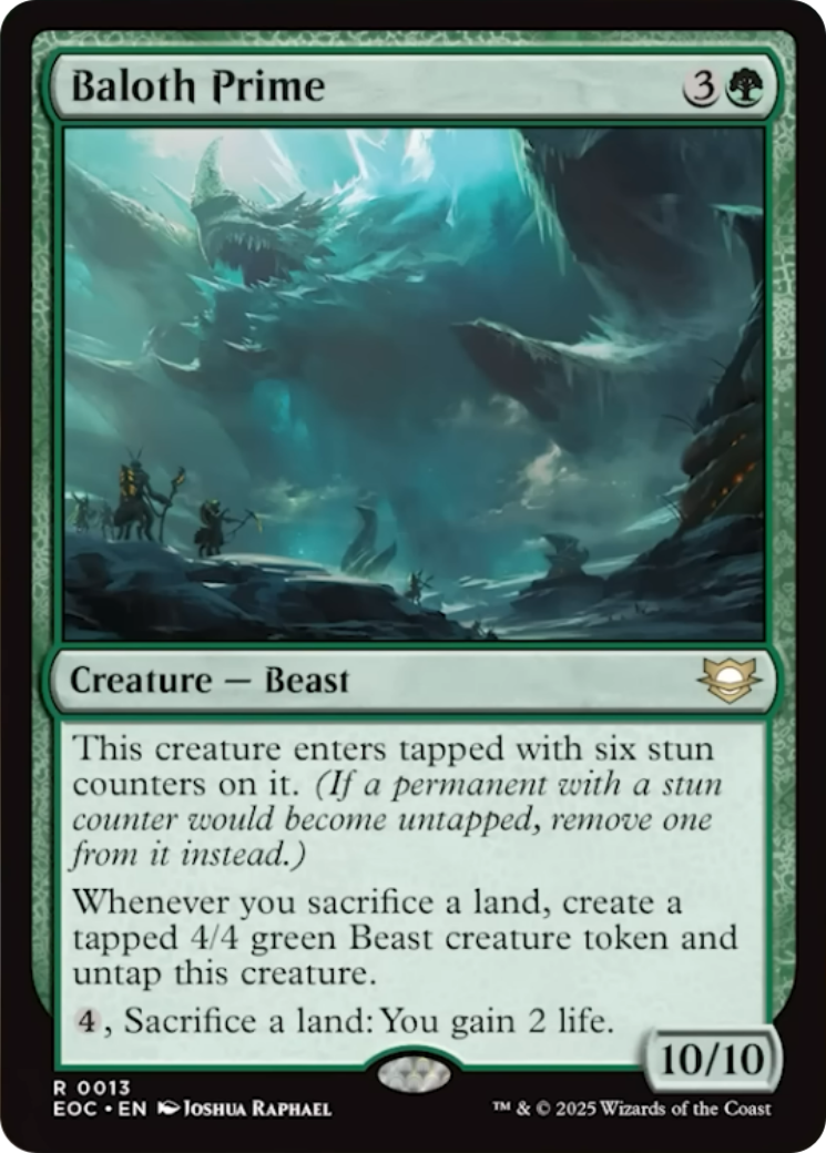 Baloth Prime [Edge of Eternities Commander] | Total Play