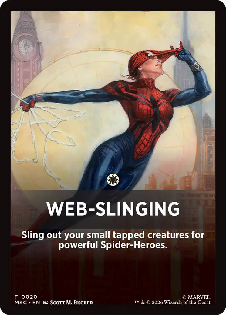 Web-Slinging Theme Card [Marvel Super Heroes Commander] | Total Play
