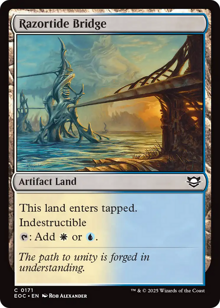 Razortide Bridge [Edge of Eternities Commander] | Total Play