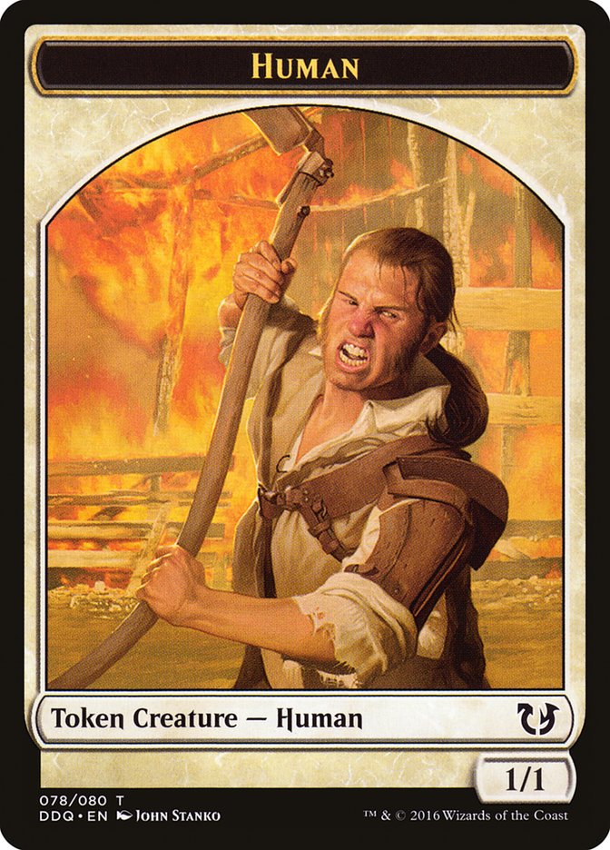 Human Token [Duel Decks: Blessed vs. Cursed] | Total Play
