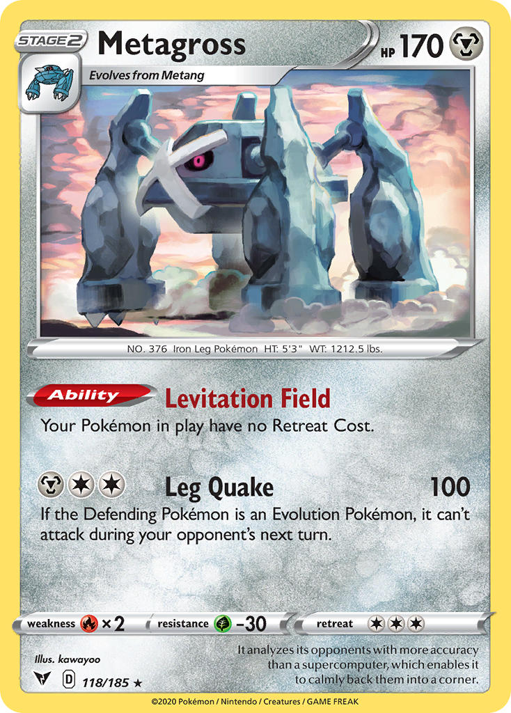 Metagross (118/185) [Sword & Shield: Vivid Voltage] | Total Play