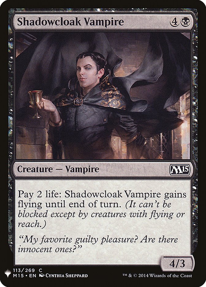 Shadowcloak Vampire [Mystery Booster] | Total Play