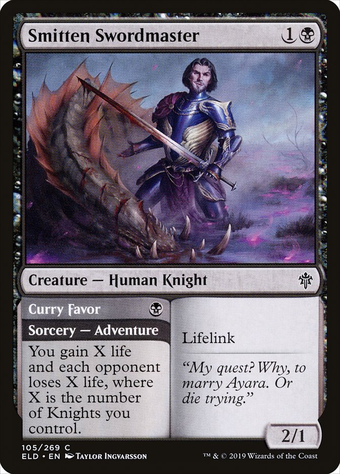 Smitten Swordmaster // Curry Favor [Throne of Eldraine] | Total Play