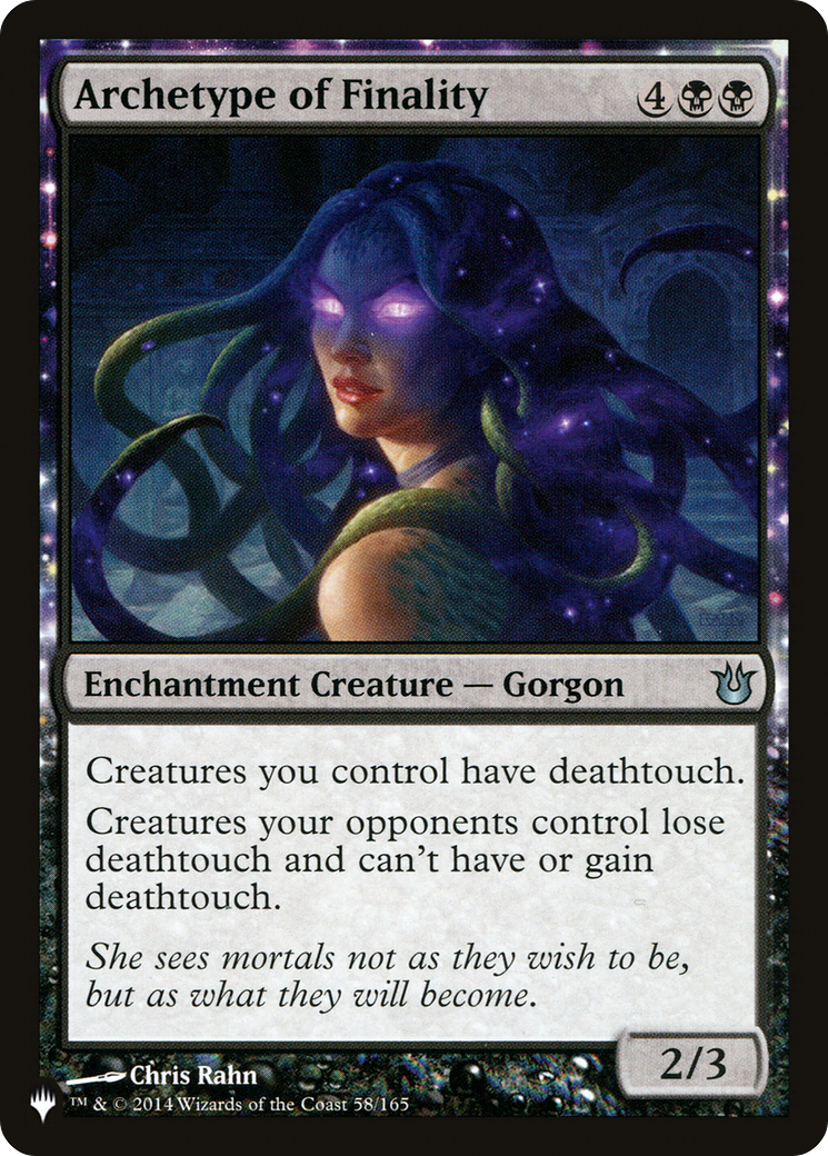 Archetype of Finality [The List] | Total Play