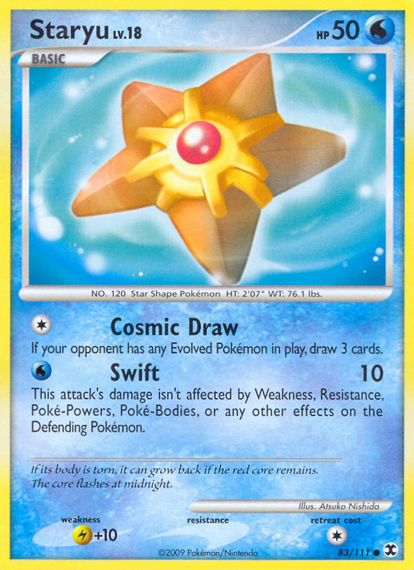 Staryu (83/111) [Platinum: Rising Rivals] | Total Play